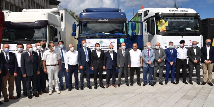 YARDIM TIRLARI KASTAMONU’YA UĞURLANDI