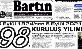 BARTIN GAZETESİ 98 YAŞINDA!