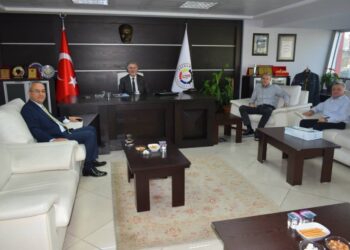 SGK MÜDÜRÜ KAYA, ÇTSO BAŞKANI KAMİTOĞLU’NU ZİYARET ETTİ