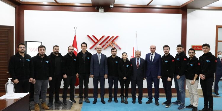 Grizu-263 Takımı YÖK Başkanı Prof. Dr. Erol Özvar’ı ziyaret etti