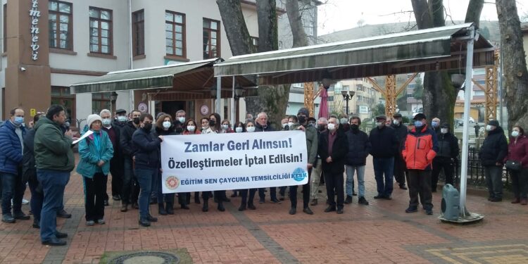 “Zamlar geri alınsın, özelleştirmeler iptal edilsin!”