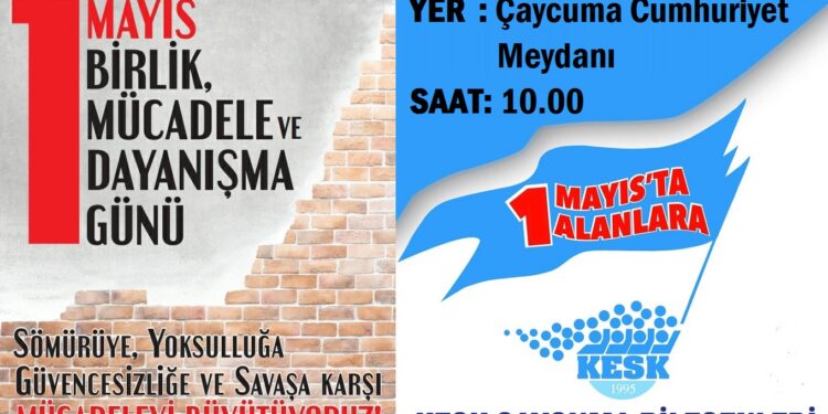1 Mayıs İşçi Bayramı Çaycuma’da kutlanacak