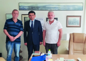 KAYMAKAM COŞGUN GAZETEMİZE VEDA ETTİ