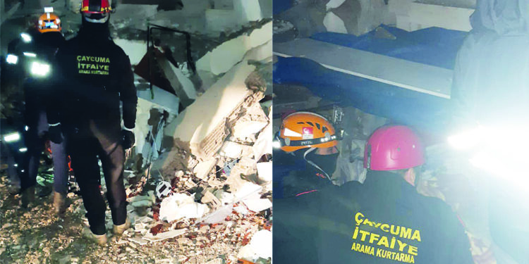 Çaycuma Belediyesi arama kurtarma ekibi bir cana can oldu