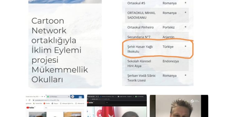 Çaycuma Şehit Hasan Yağlı İlkokulu Dünya Genelinde Ödüle Layık Görüldü