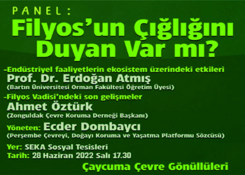Panele davet; ‘Filyos’un Çığlığını Duyan Var mı?’